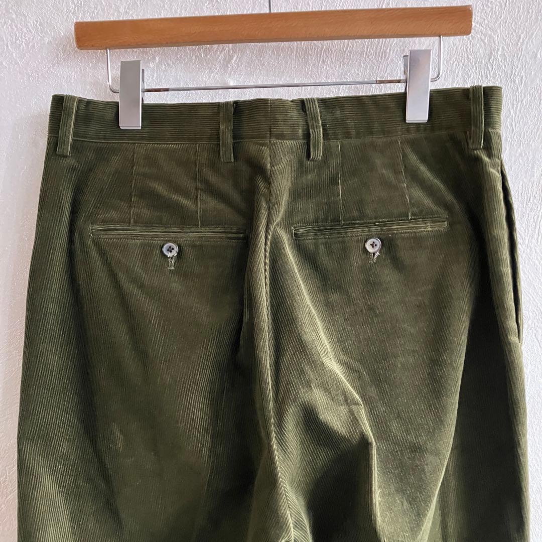 新品 D.C.WHITE BOSTON CORDUROY オリーブ 46