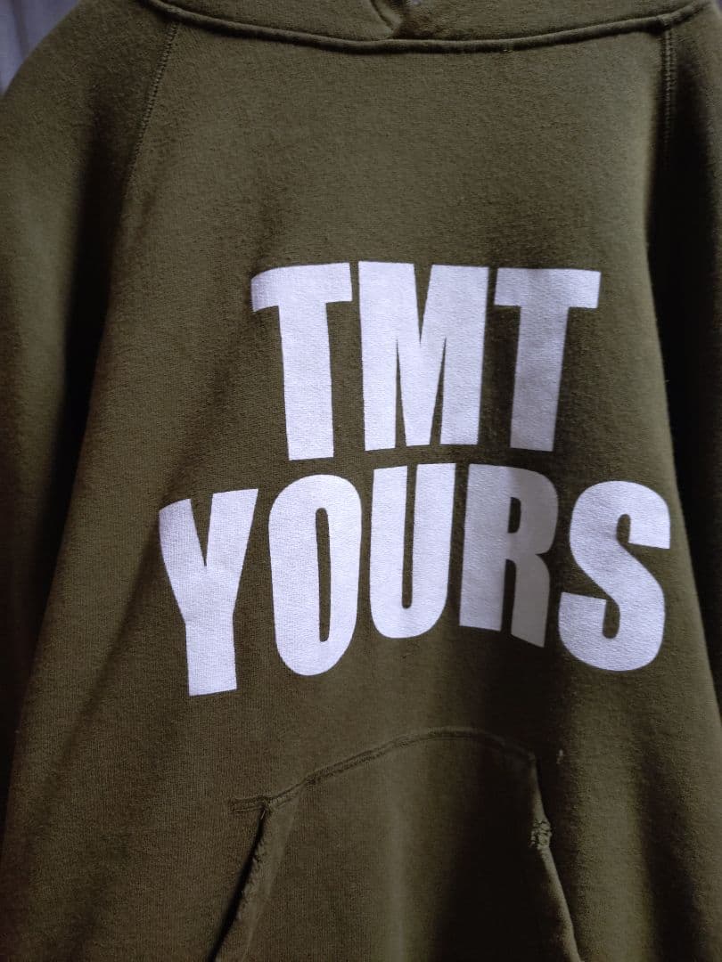 オリーブ色 TMT YOURS BIG 3 初期パーカー キムタク着 - メルカリ