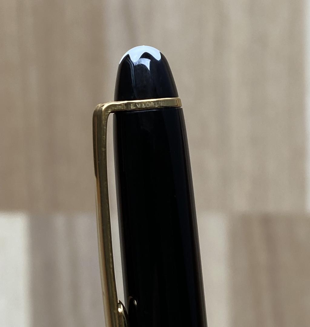 美品 モンブラン 116 モーツァルト ゴールドx黒 ボールペン 純正