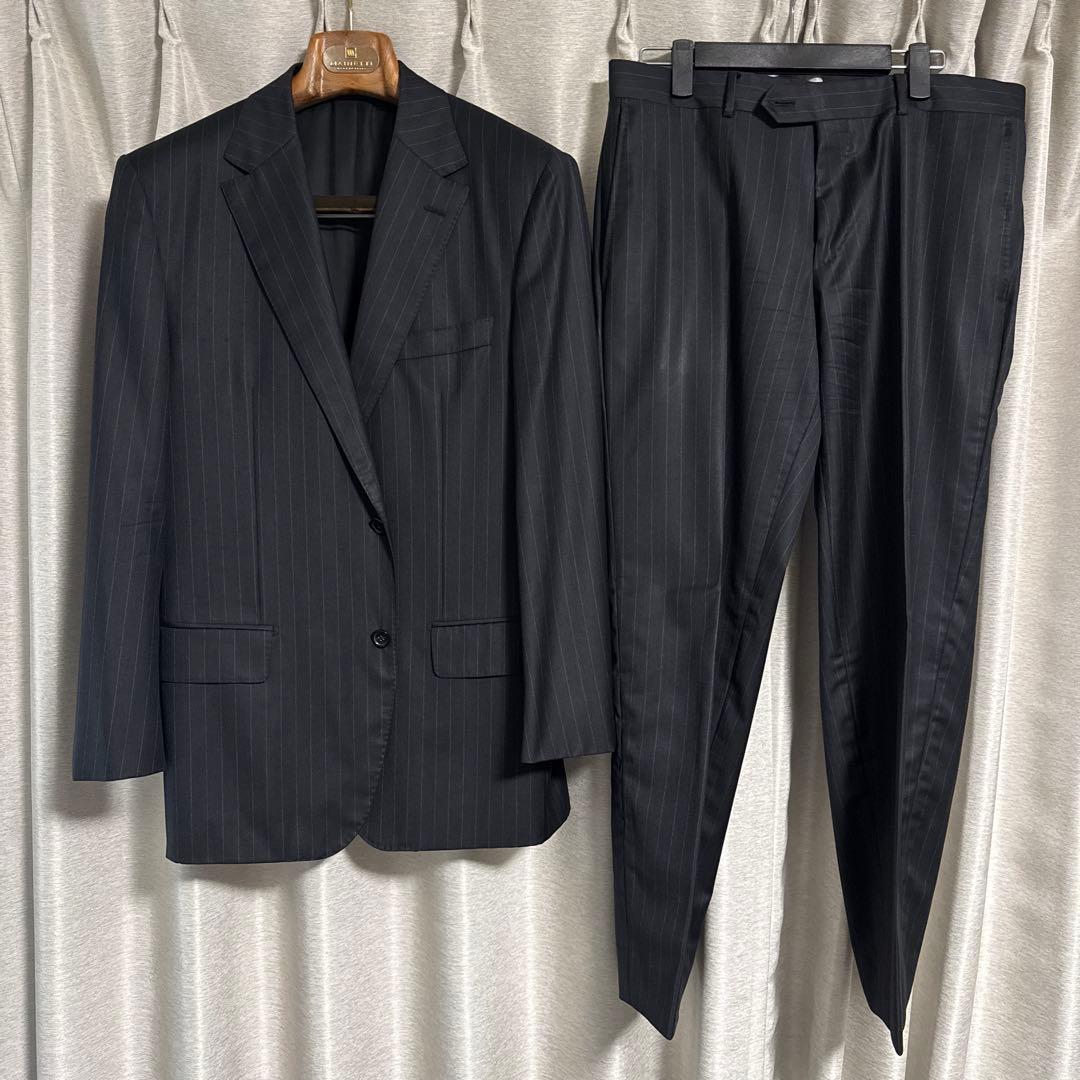 HUGO BOSS ストライプスーツ サイズ50 48 XL L 美品 大谷翔平 - メルカリ