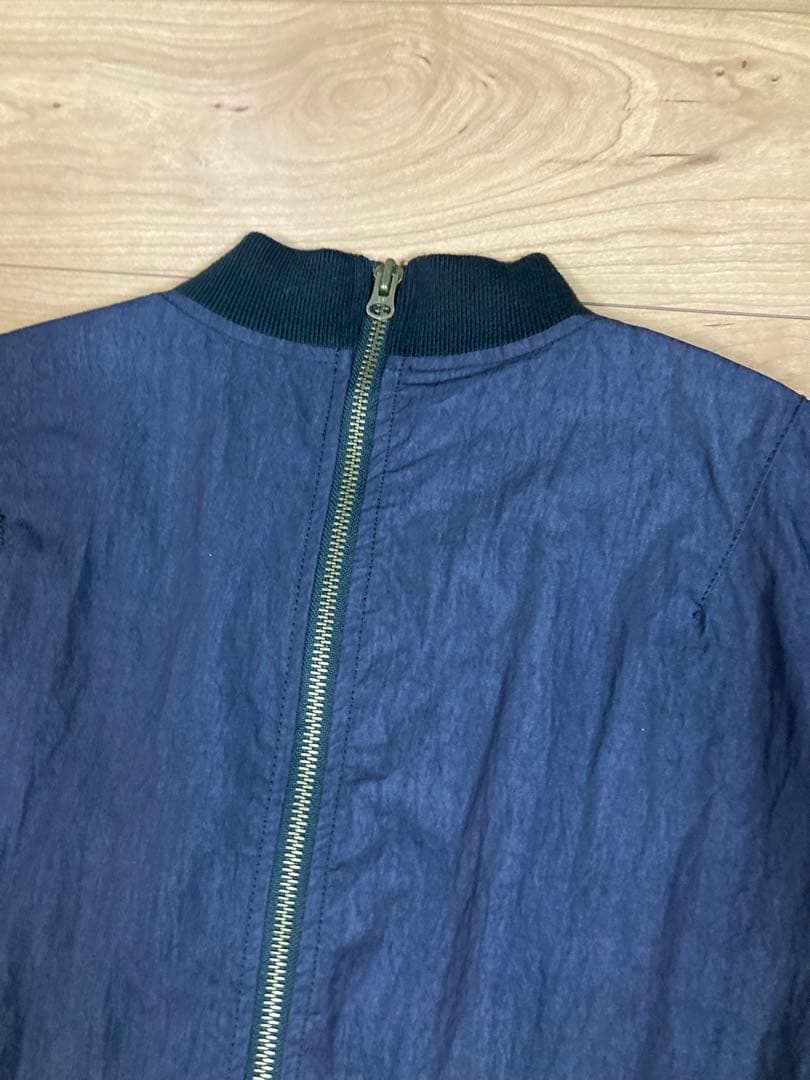 美品 etsinta/エシンタ 完売 スーパーBIG MA1 ベスト 黒 - メルカリ