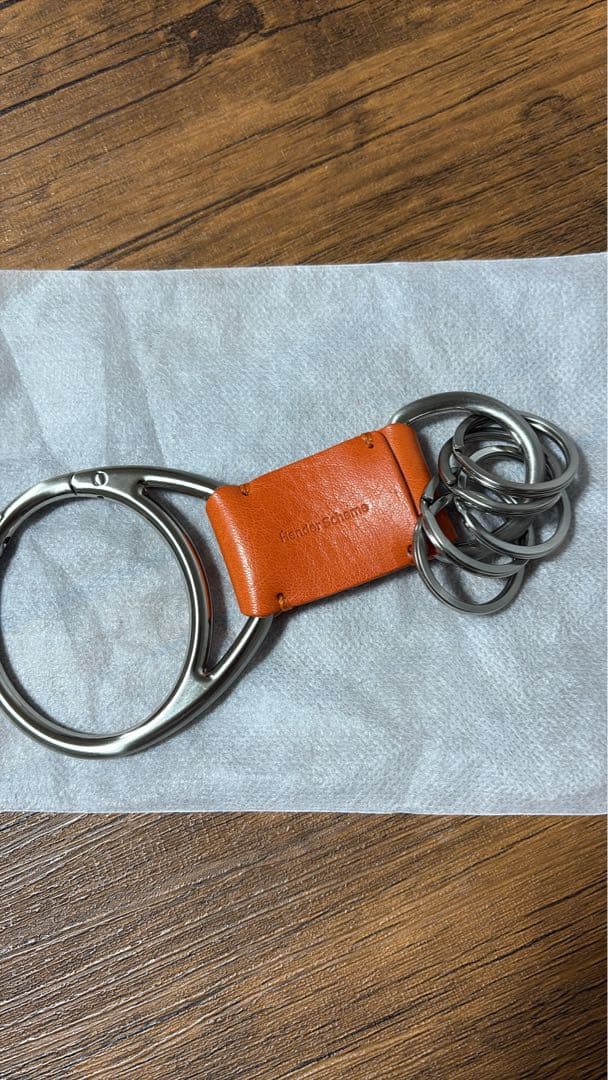 Hender Scheme オレンジ キーホルダー Hender Scheme (エンダースキーマ) key hook / キーフック