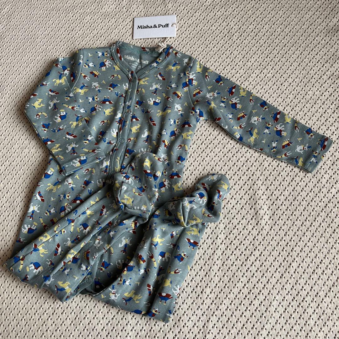 Misha & Puff サーカス柄ロンパース 3-6m - メルカリ