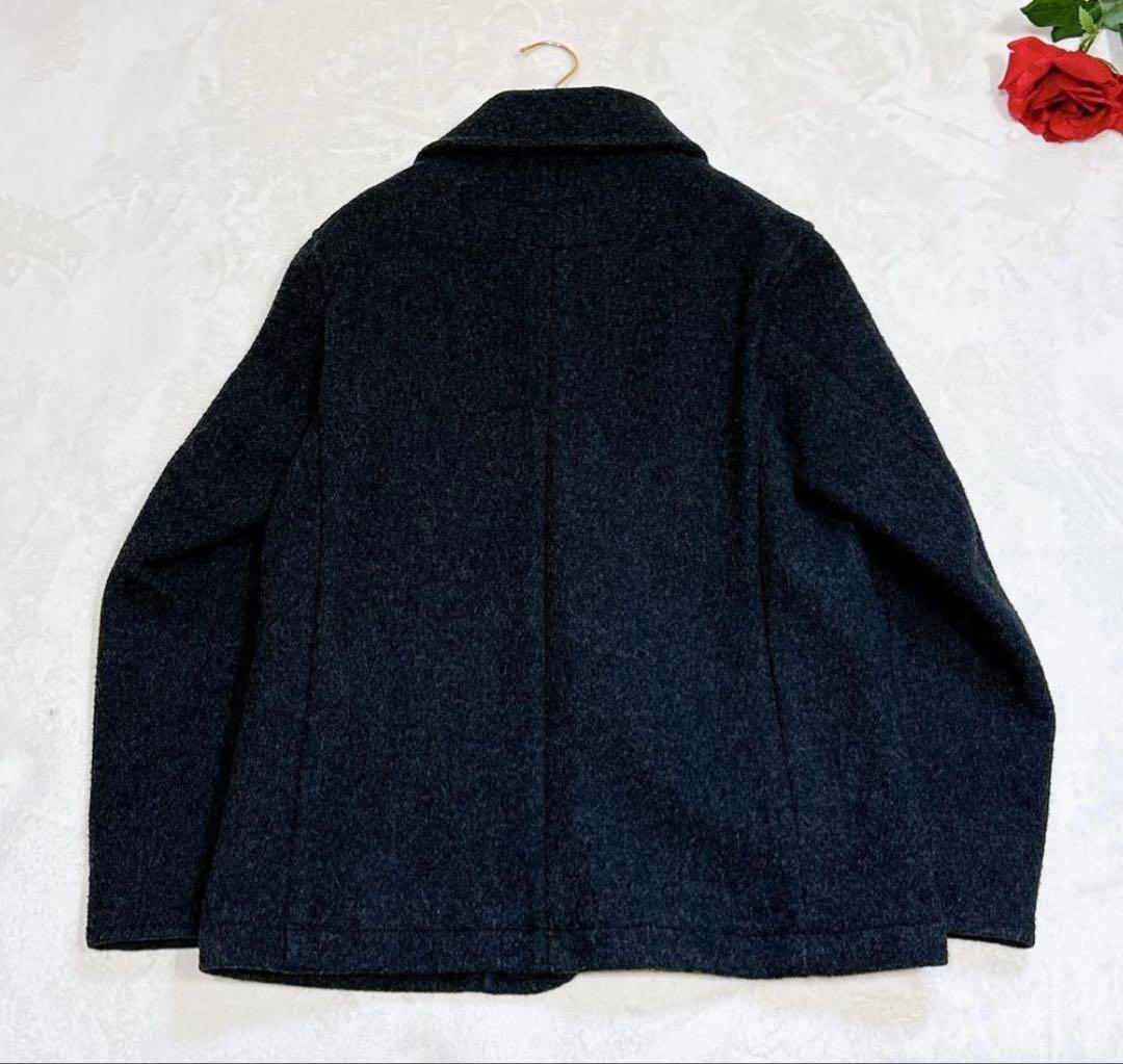 danton ピーコート ダークグレー 38 ウールモッサ - メルカリ