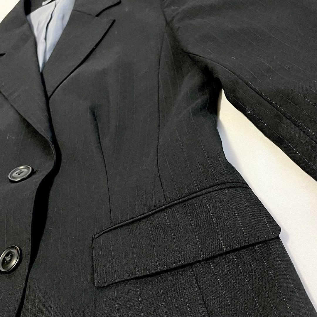 J.PRESS 背抜 パンツスーツ 黒　9号 高級感 オンワード　就活　5万　M