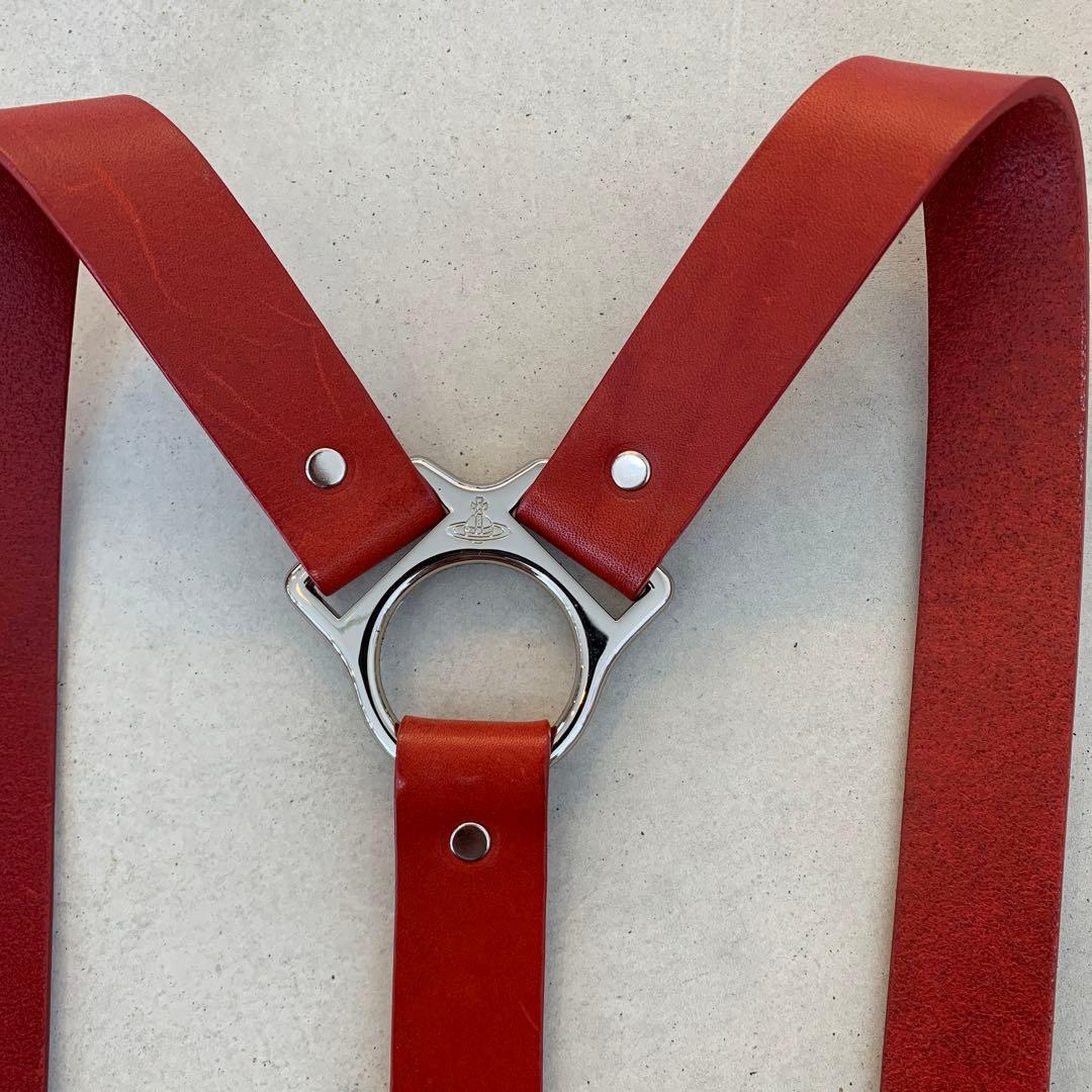 Vivienne Westwood ハーネスベルト レッド - メルカリ