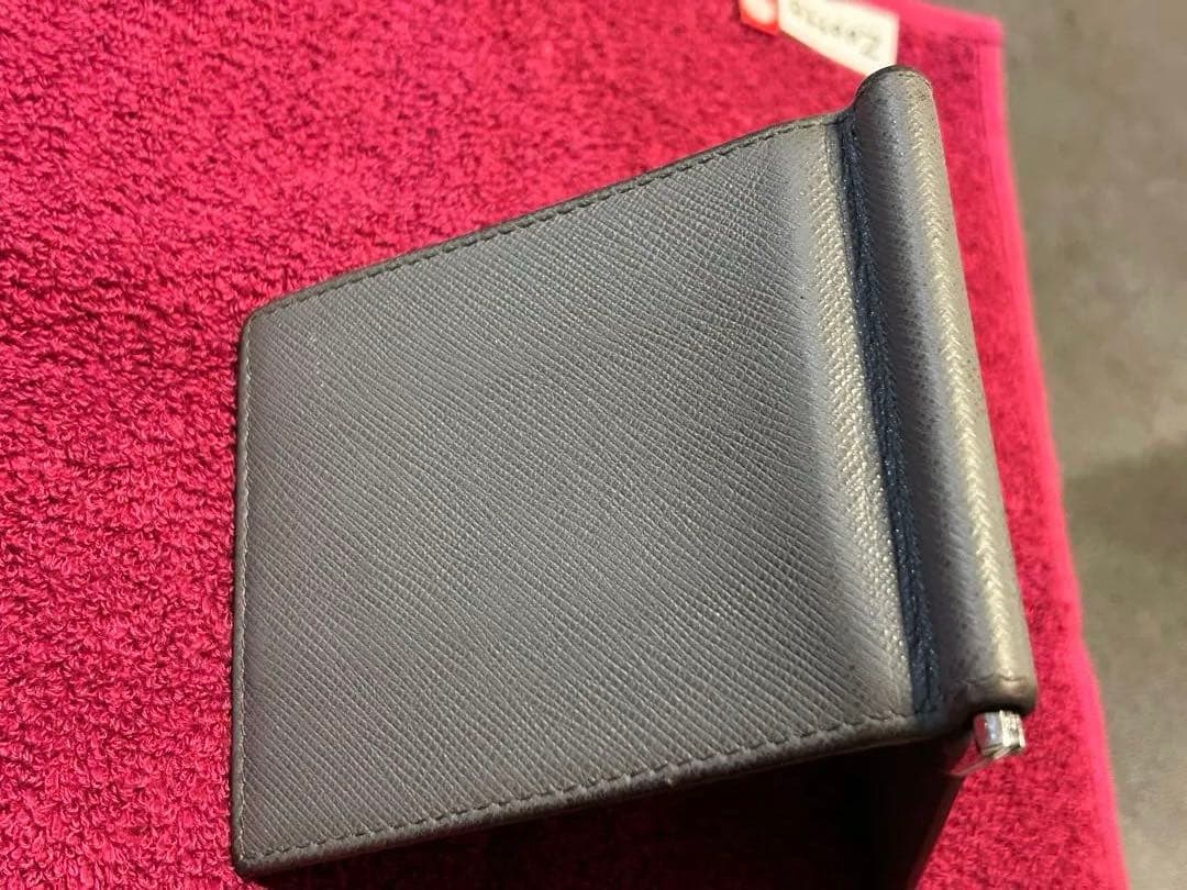 松本宝飾　PRADA グレー マネークリップ