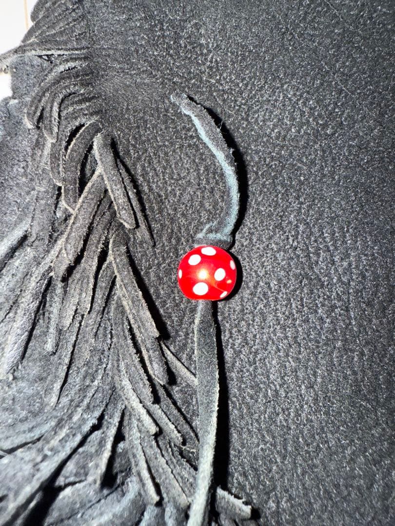 101xx様専用 ゴローズ ディアスキン腰掛けフリンジバッグ シルバー