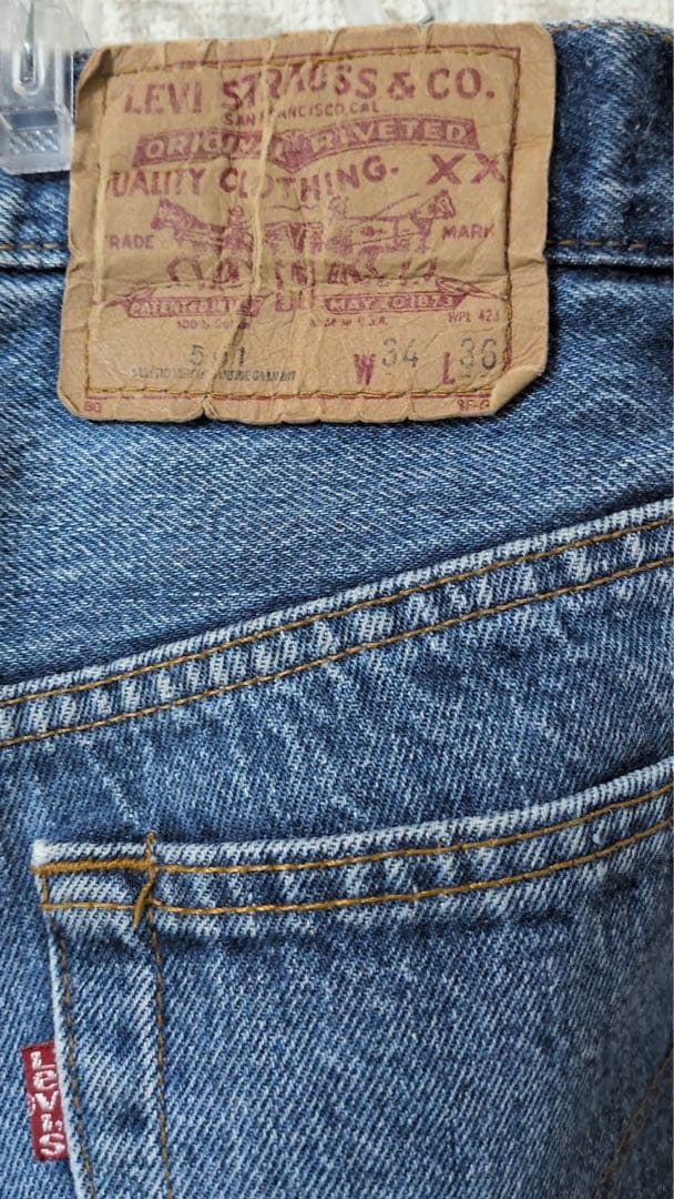 LEVI'S 501 W34 L36 デニム 86年製 ハチマル USA製 - メルカリ