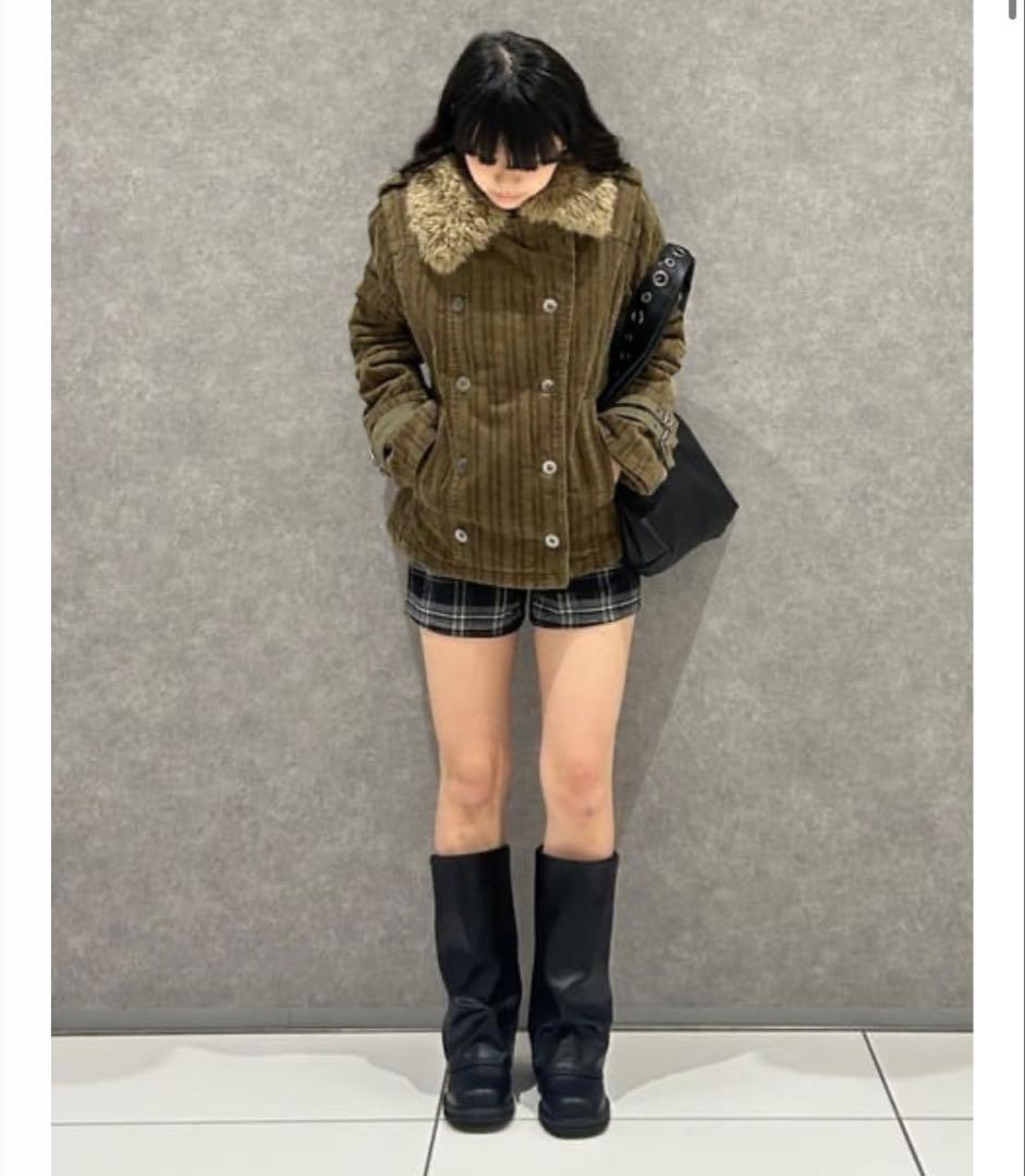 LAGUA GEM CORDUROY BOA ジャケット カーキ新品ラグアジェム - メルカリ