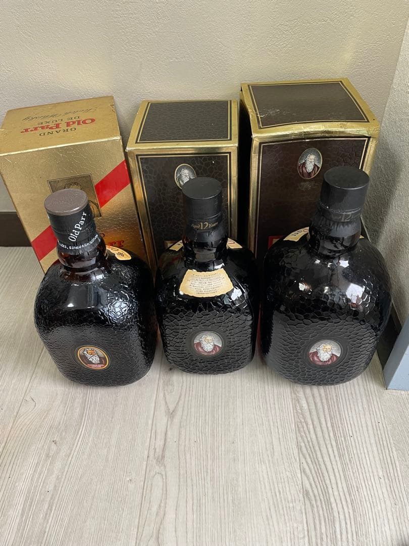 オールドパー古酒Grand Old Parr 12年15年スコッチウイスキー3本
