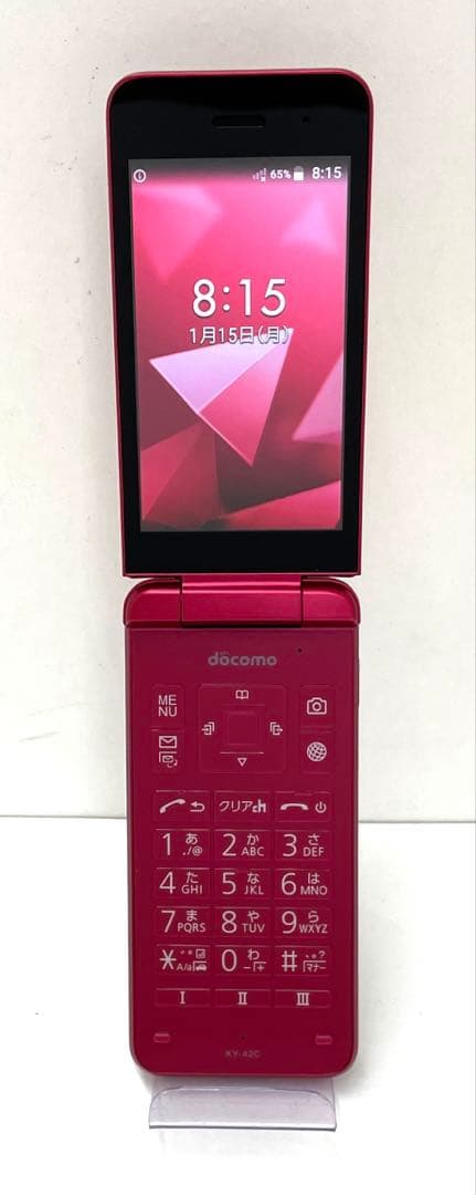 京セラ DIGNO ケータイ KY-42C レッド docomo - メルカリ