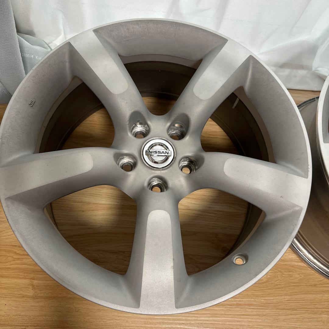 フェアレディZ33 後期純正18インチ 8.5J 2本 送料込み