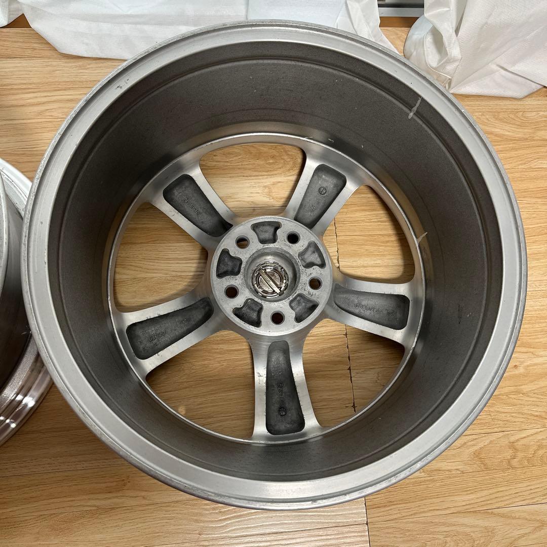 フェアレディZ33 後期純正18インチ 8.5J 2本 送料込み