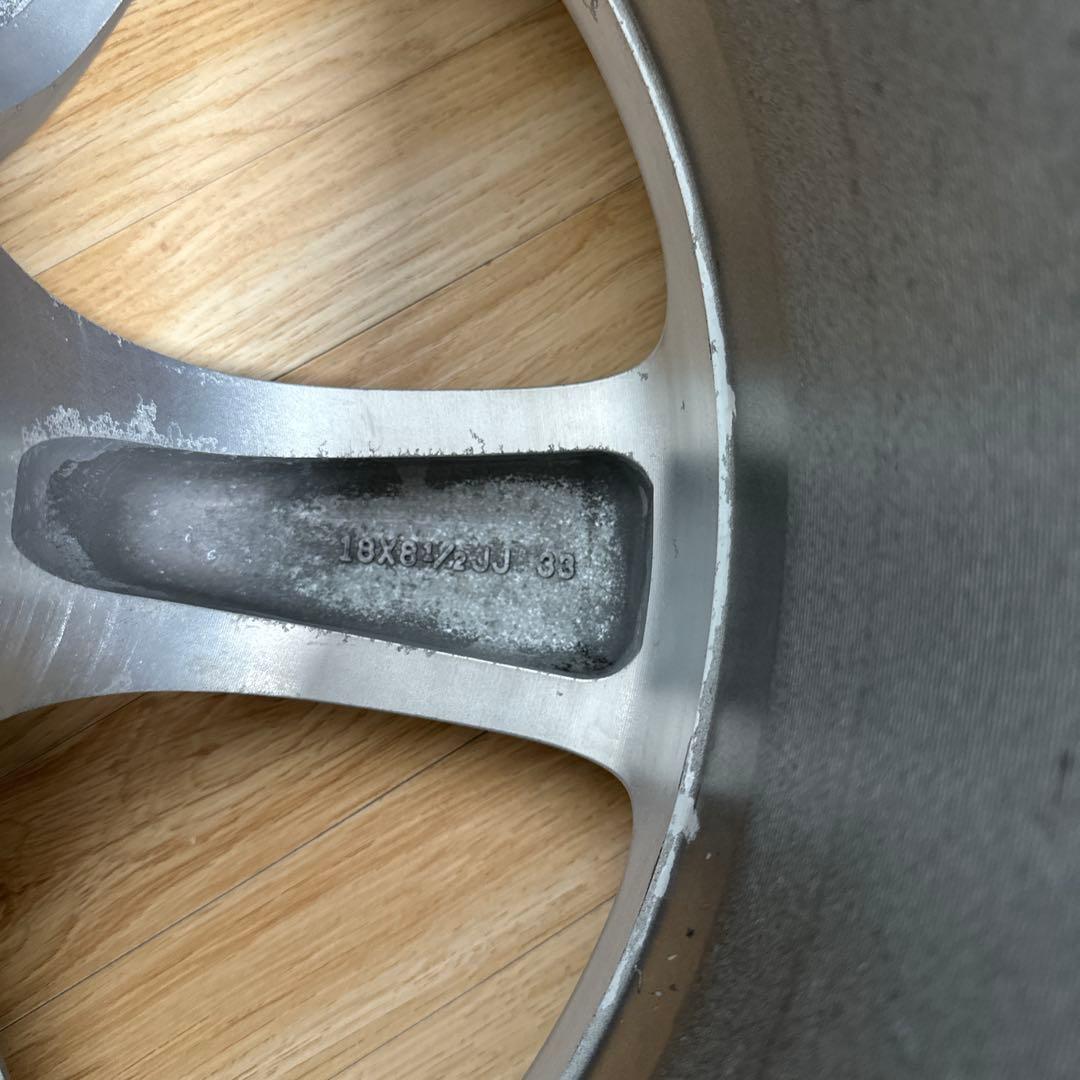 フェアレディZ33 後期純正18インチ 8.5J 2本 送料込み