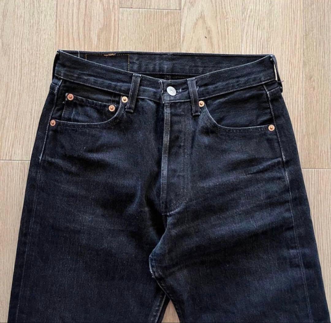 88〜90s Levi's 501 USA製ブラックデニム 後染めW28 L32 - メルカリ