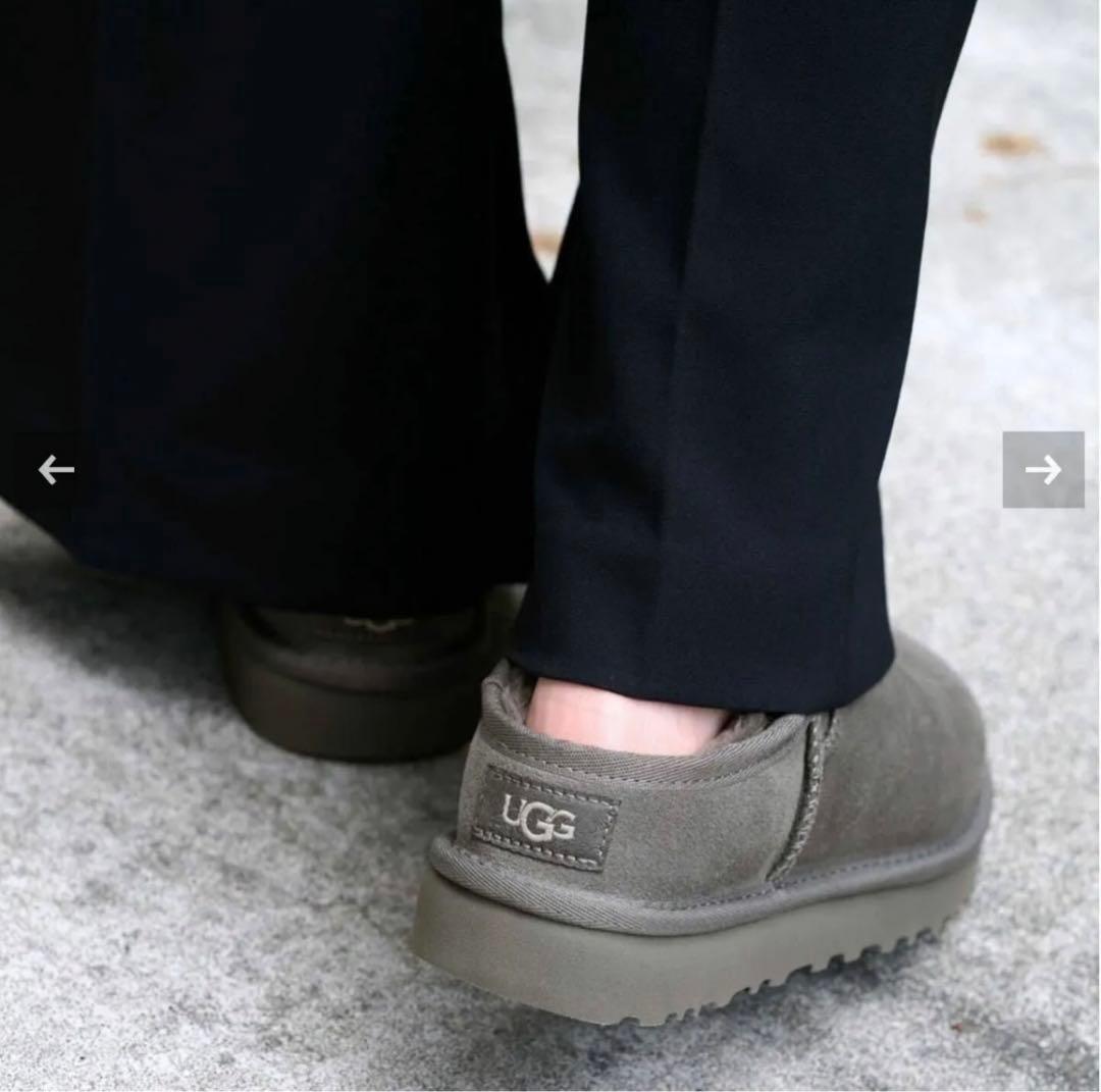 FRAMeWORK UGG フレームワーク アグ クラシックスリッパ グレー - メルカリ