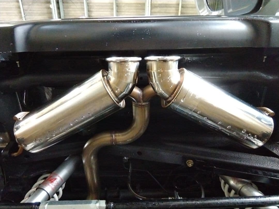 ジムニー/JB64用センターW出しマフラー 5次元製 車検対応 未使用品