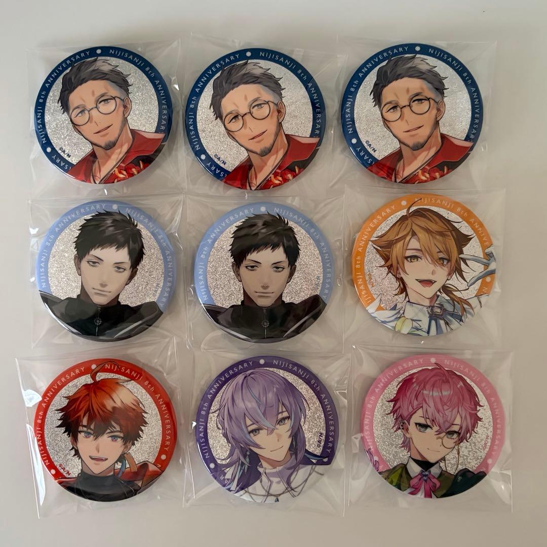 にじさんじ 8周年 缶バッジ - メルカリ
