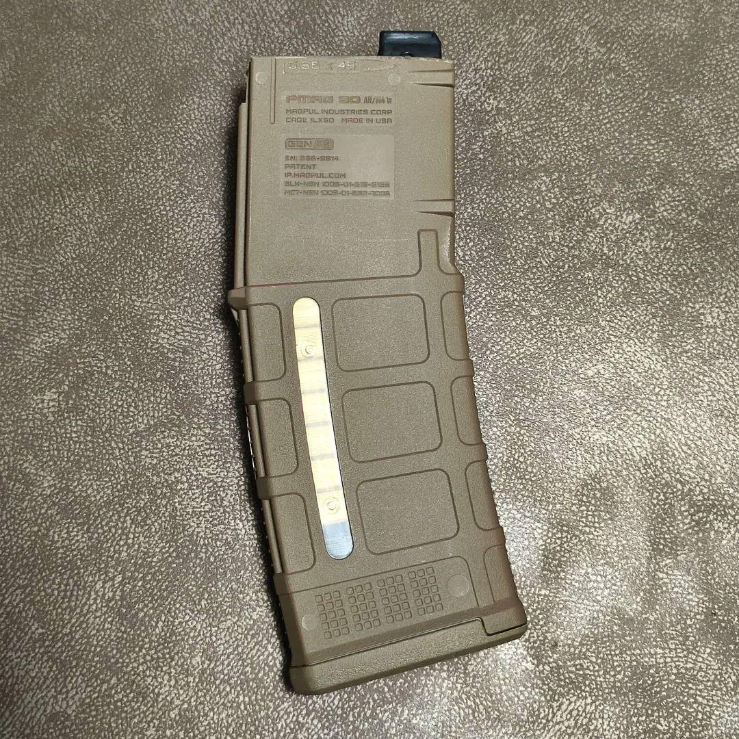 ブルーガジェット】マルイ エボルト用 PMAG実物加工マガジン FDE 窓