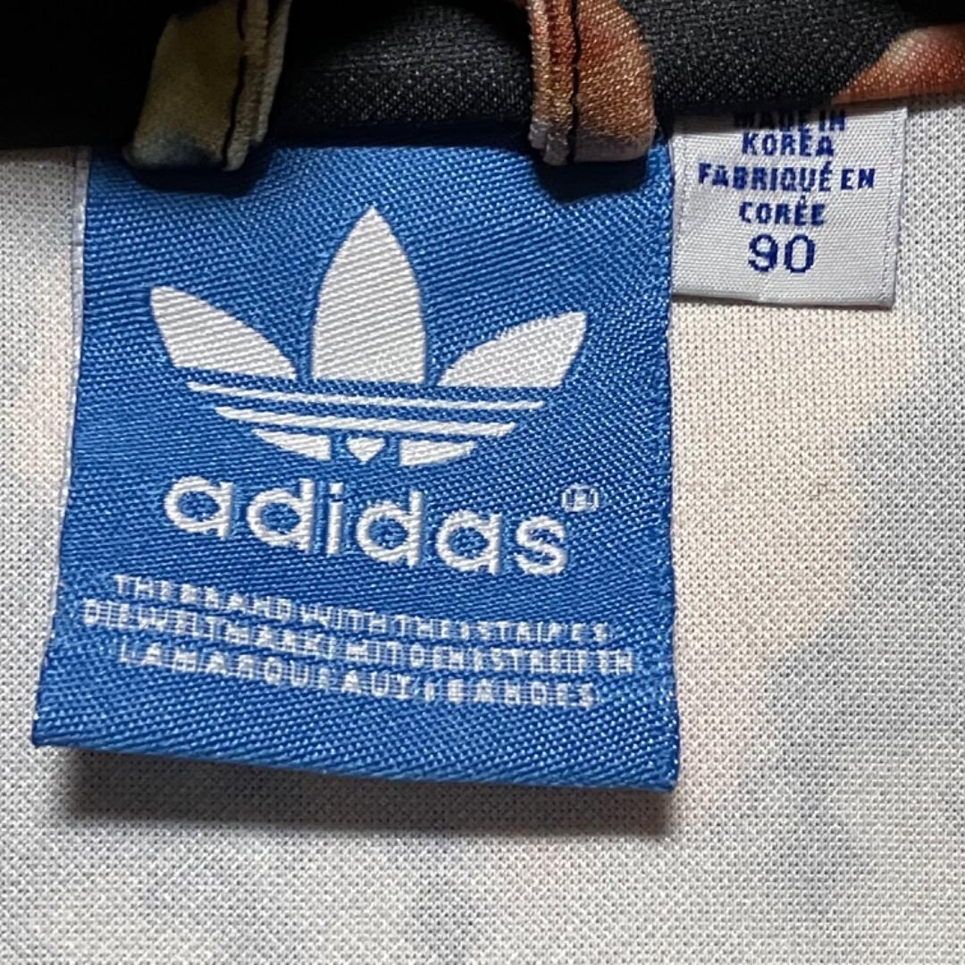 adidas 花柄トラックジャケット ファイヤーバード Sサイズ フラワー