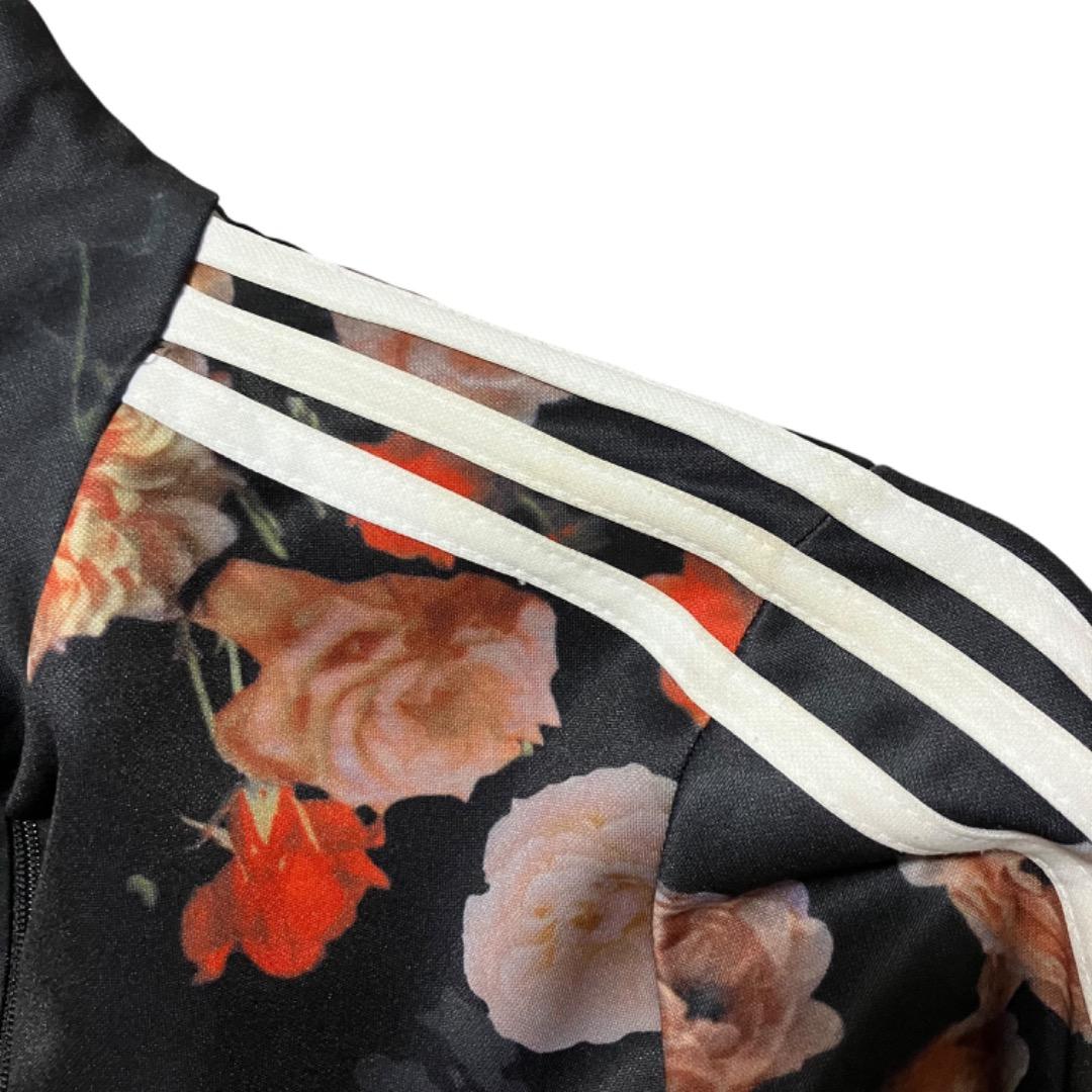 adidas 花柄トラックジャケット ファイヤーバード Sサイズ フラワー