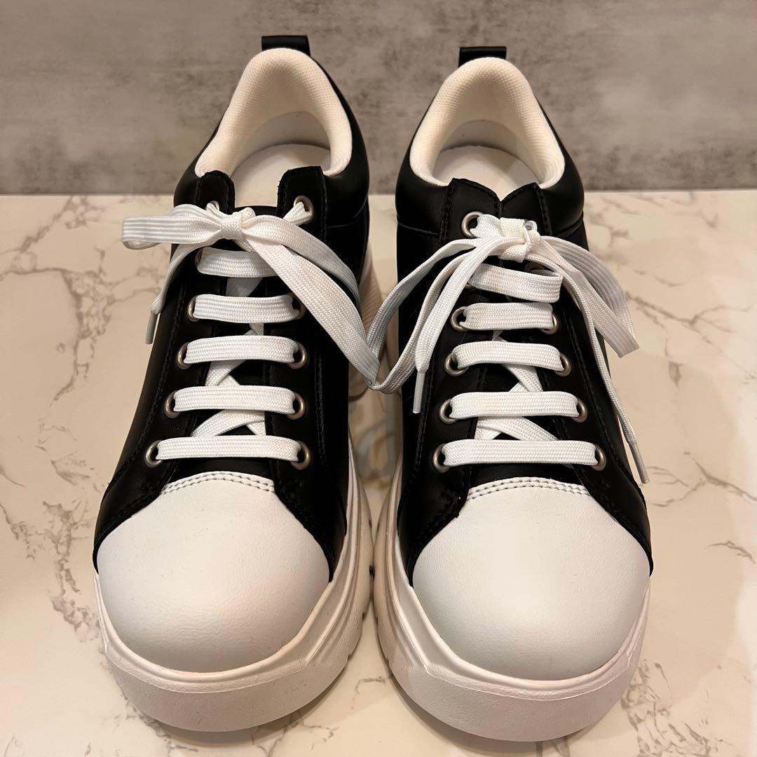 新品未使用 M サイズ 鈴木亜美さん プラットフォームスニーカー