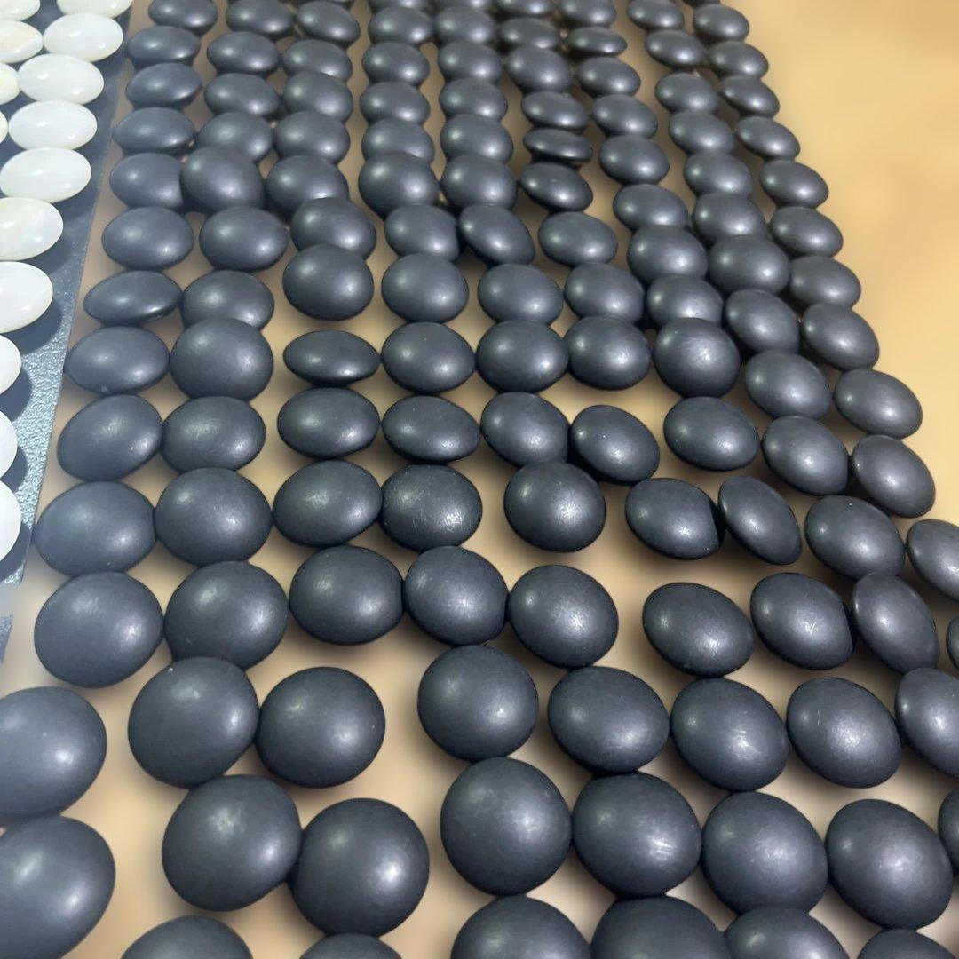 碁石 囲碁 碁笥 蛤碁石 那智黒 35号 - メルカリ