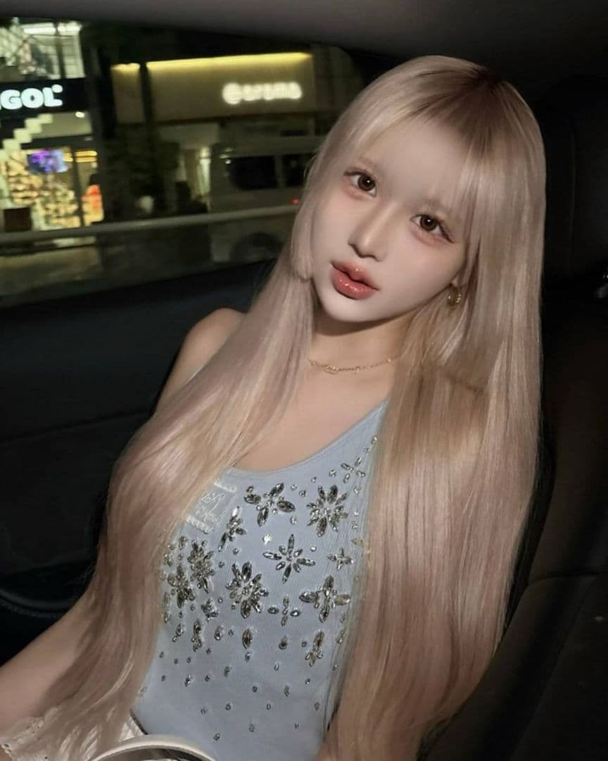 ダーリッチ ジュエリーリブノースリトップス サックス - メルカリ