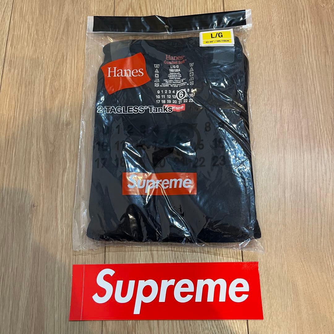 L シュプリーム MM6 メゾンマルジェラ ヘインズ タグレス タンクトップ Supreme®/MM6 Maison Margiela/Hanes® Tagless Tank Top (1 Pack