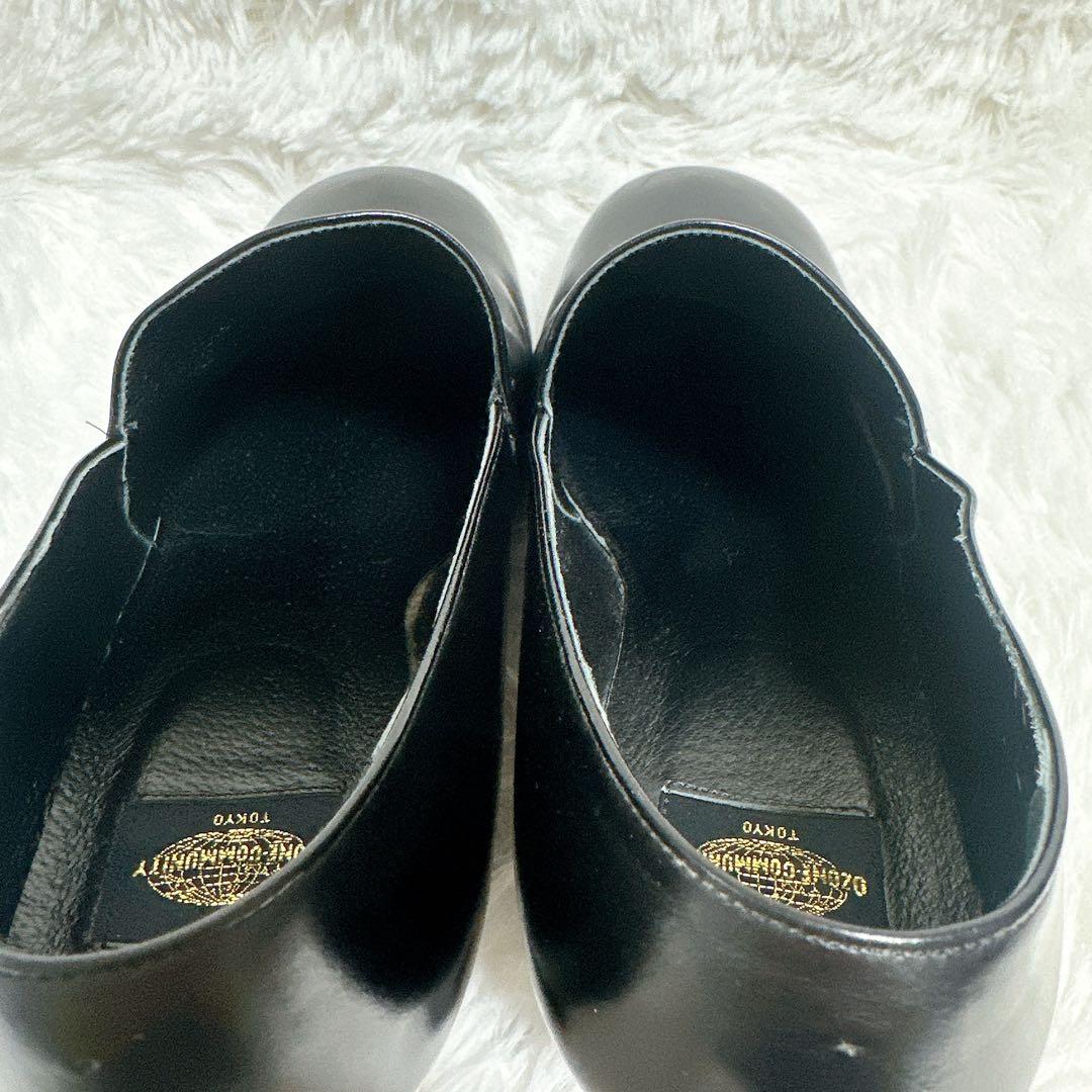 入手困難❗️ オゾンコミュニティ レザー ローファー 25.5cm 革靴 おでこ靴