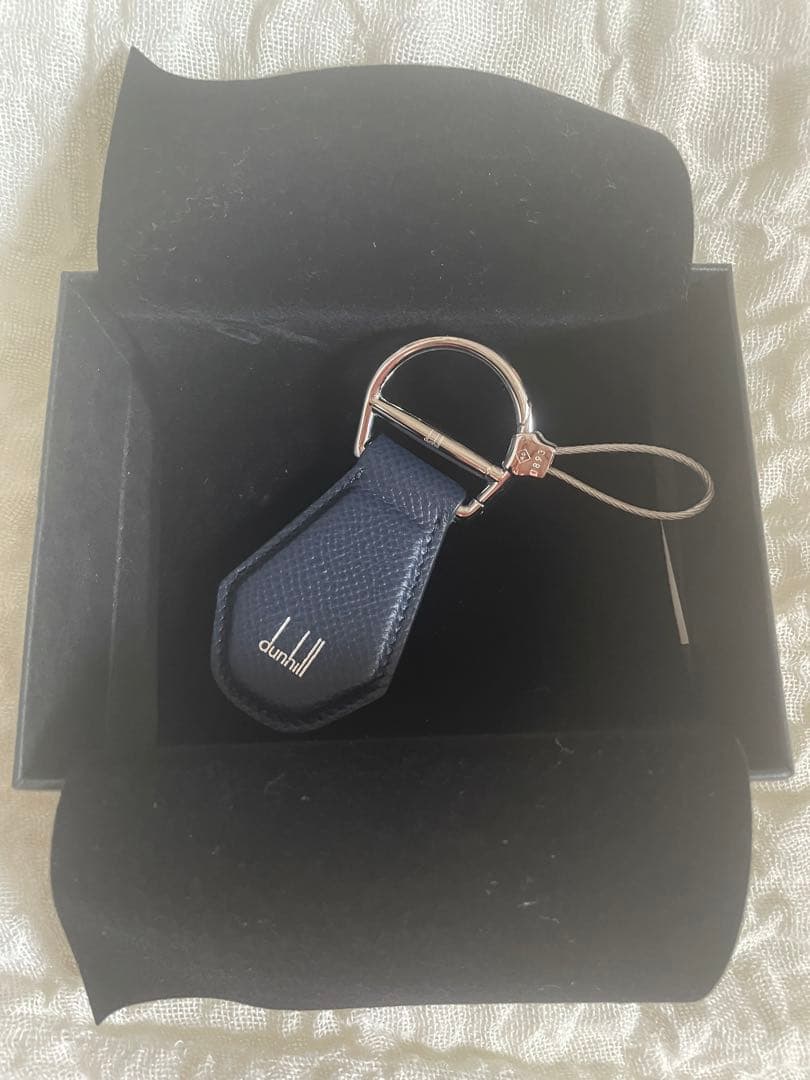 ダンヒル キーリング キーホルダー メンズ カドガン レザー ネイビー Amazon.co.jp: [Dunhill] ダンヒル キーリング キーホルダー メンズ