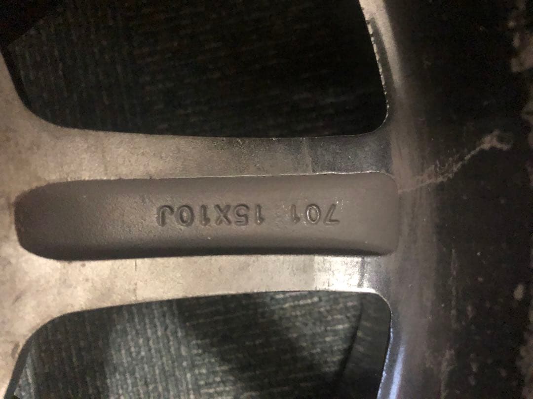 ブラックレーシング15 10j -25 深リム114.3 4穴s30zgc10