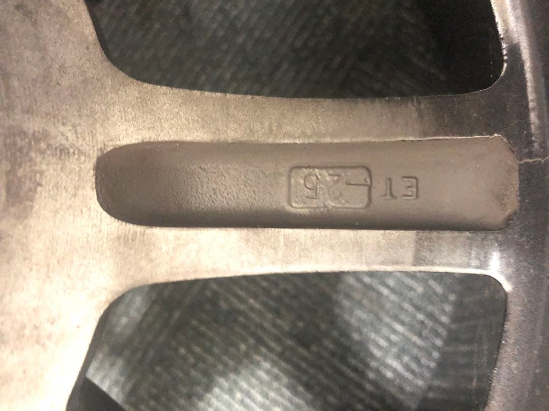 ブラックレーシング15 10j -25 深リム114.3 4穴s30zgc10