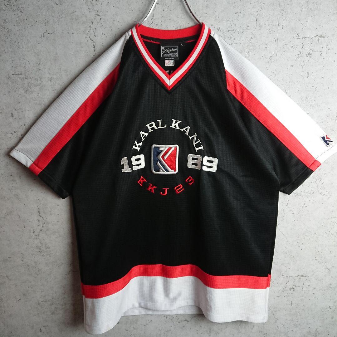 カールカナイ KARL KANI JEANS ゲームシャツ B系 90s' - メルカリ