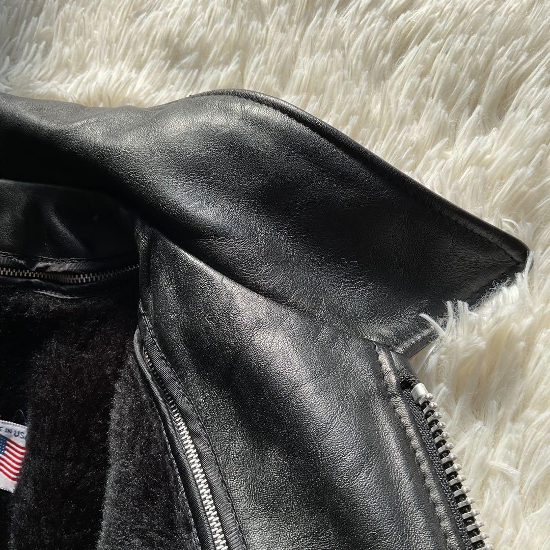 美品✨schott 642 レザージャケット シングルライダース USA製 40