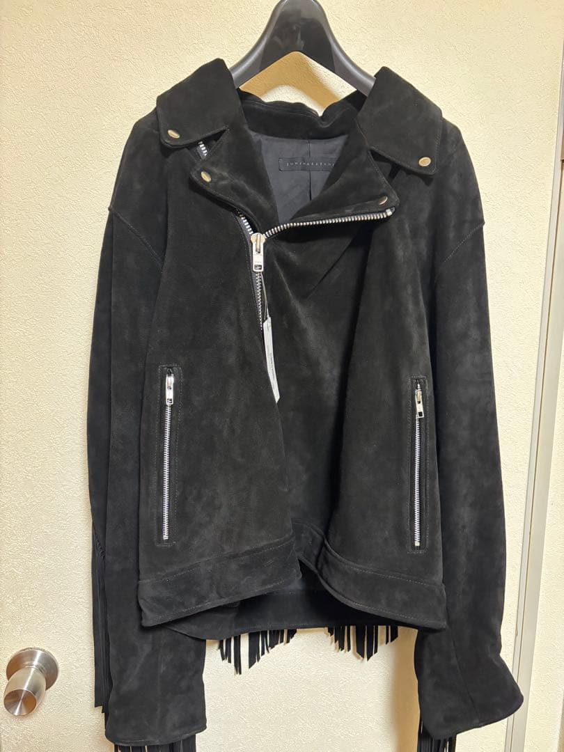 C*m様 未使用最終価格定価17万JUN NAKAYAMA フリンジライダースN