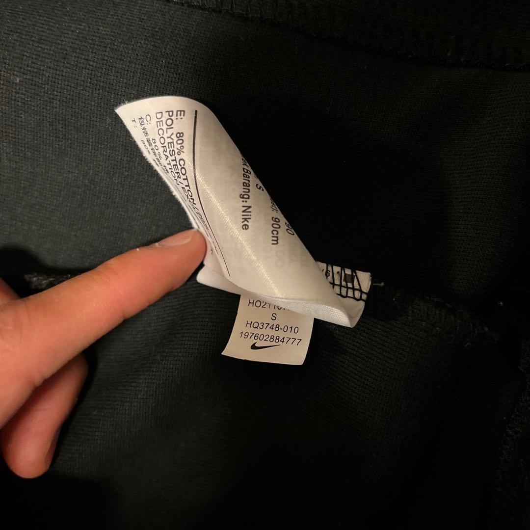 Nike フルジップパーカー ブラック シナワールド テックフリースS