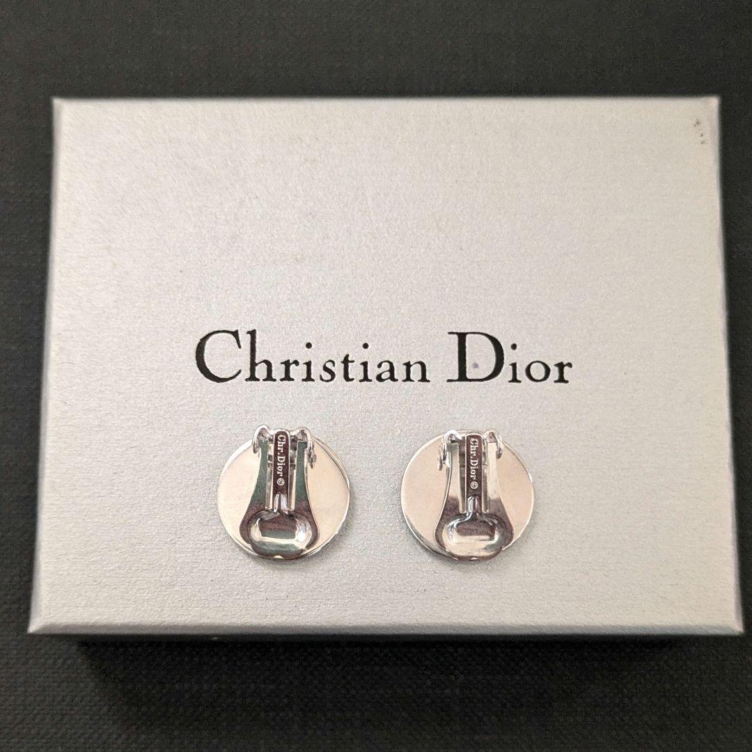 ♤未使用 Dior ロゴ シルバー クリップ イヤリング ディオール