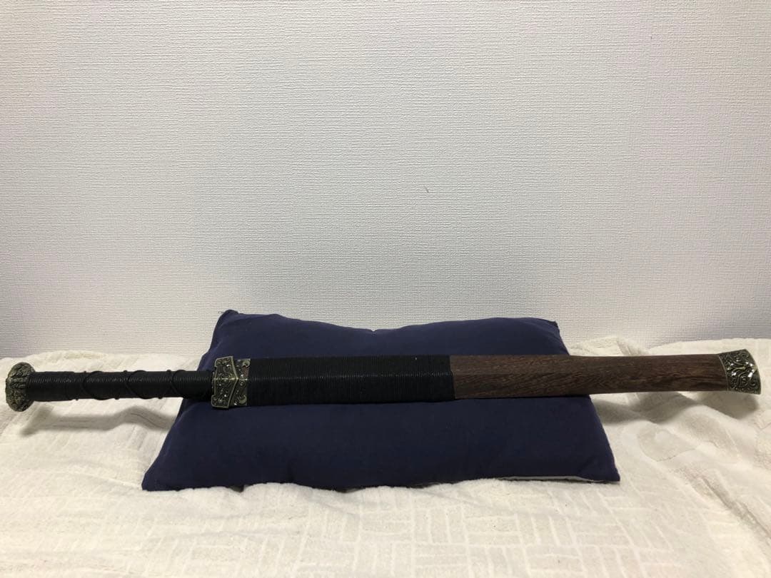 中国風模造刀　赤壁の剣 Amazon | 中国の剣 79 センチメートル黒中国手作り木刀天然竹刃木刀