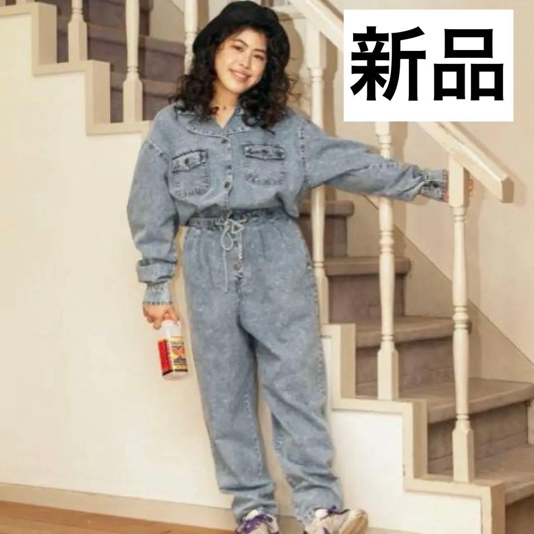 peco club ケミカルデニム ジャンプスーツ　オーバーオール　ペコクラブ PECO CLUB（オールインワン）のフリマアイテム一覧