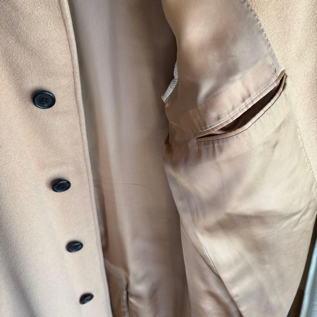 ⭐︎美品⭐︎ dunhill ウール カシミア チェスターコート 48 ベージュ