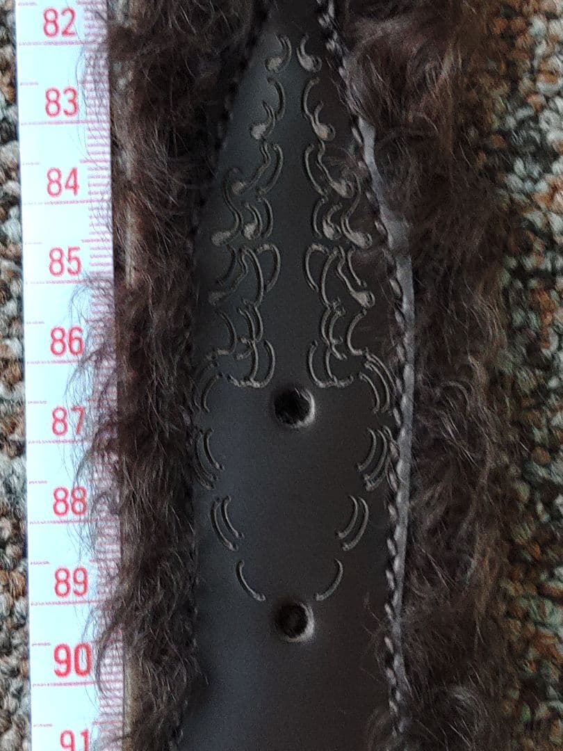 ドン小西 ヨシユキコニシ レザーファーベルト新品 定価65100円 - メルカリ