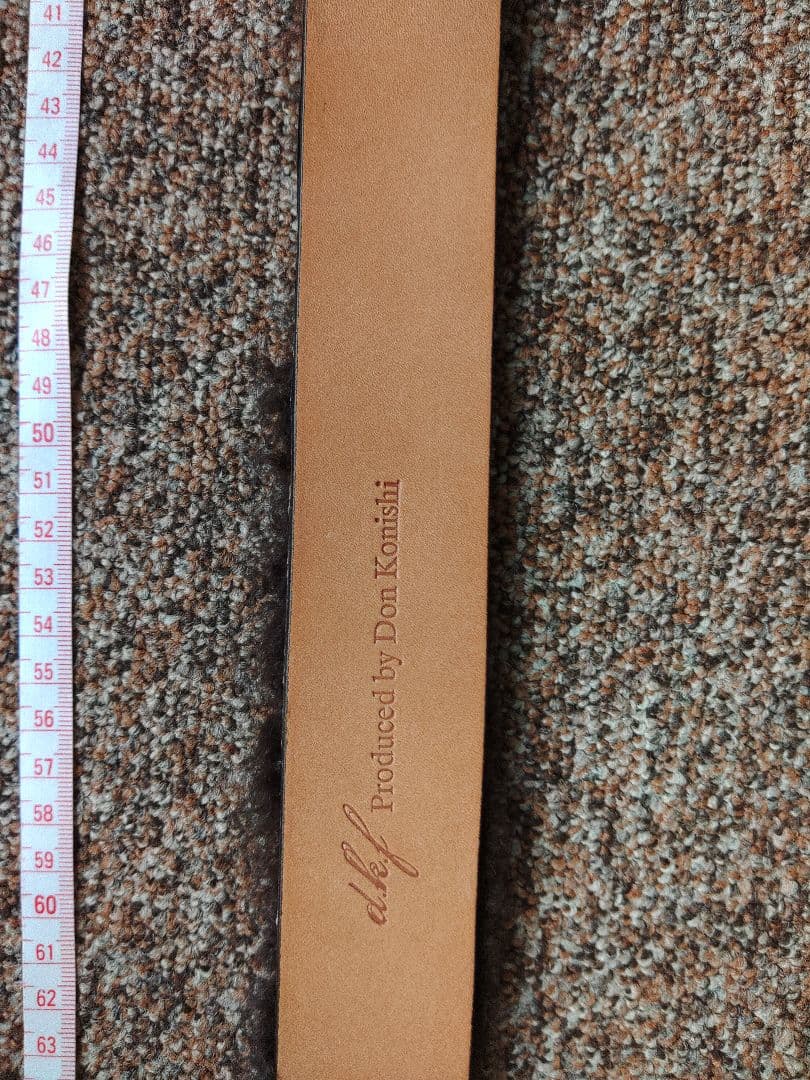 ドン小西 ヨシユキコニシ レザーファーベルト新品 定価65100円 - メルカリ