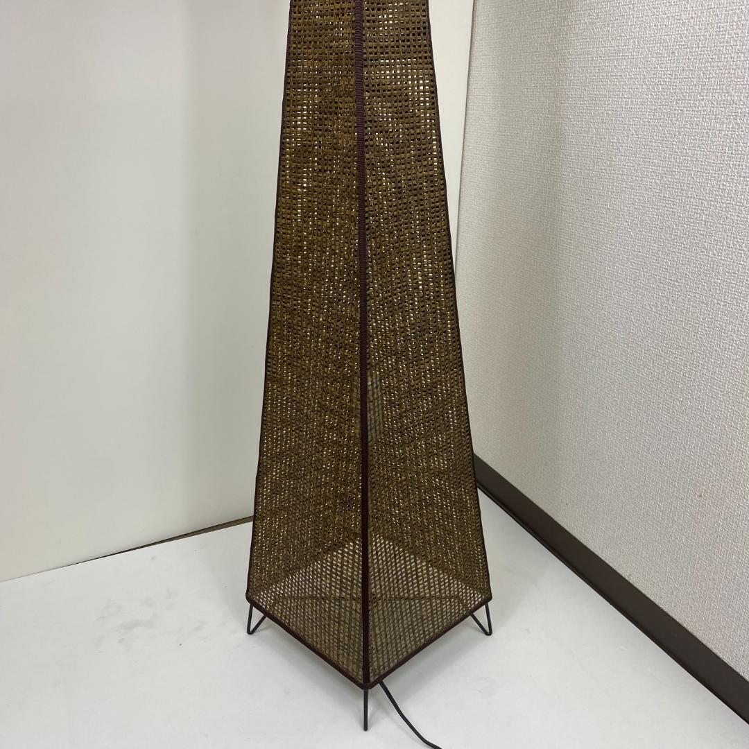 ☆フロアスタンドライト 長澤ライティング ウィッカータワー 2灯式