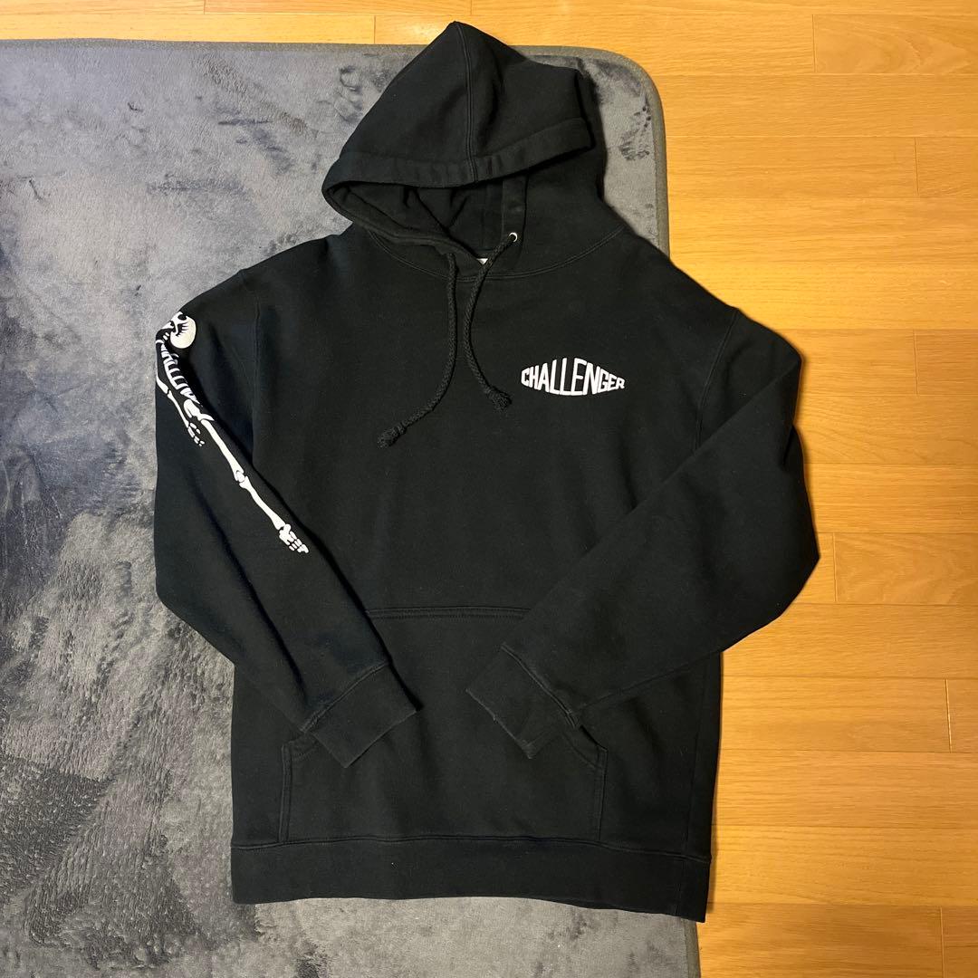 長瀬智也氏愛用 CHALLENGER パーカー.チャレンジャー ブラック 限定