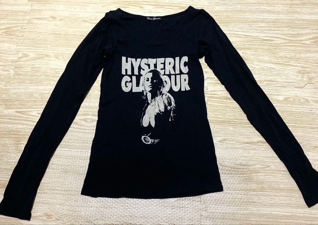 4*8様 ヒステリックグラマー ブラック ロンT HYSTERIC GLAMOUR