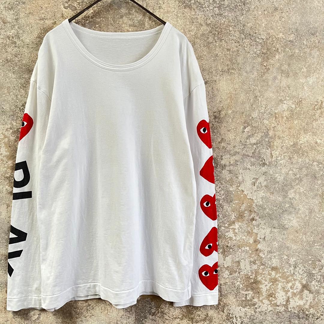 PLAY COMME des GARCONS コムデギャルソン 長袖 ロンT - メルカリ