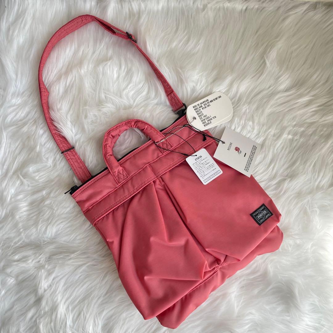 新品未使用品】ポーター × ネクサスセブン ピンク ヘルメットバッグ S