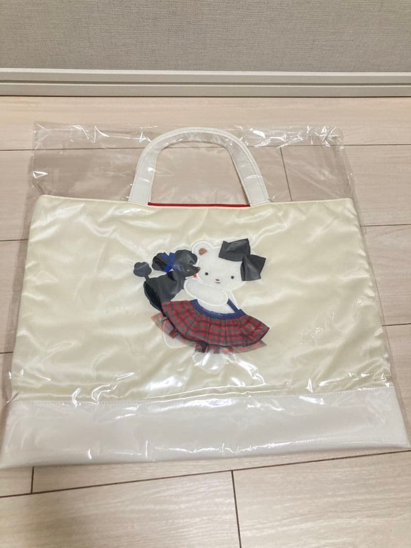 familiar ファミリア Bibiy. ビビィ 白ホワイト トートバッグ - メルカリ